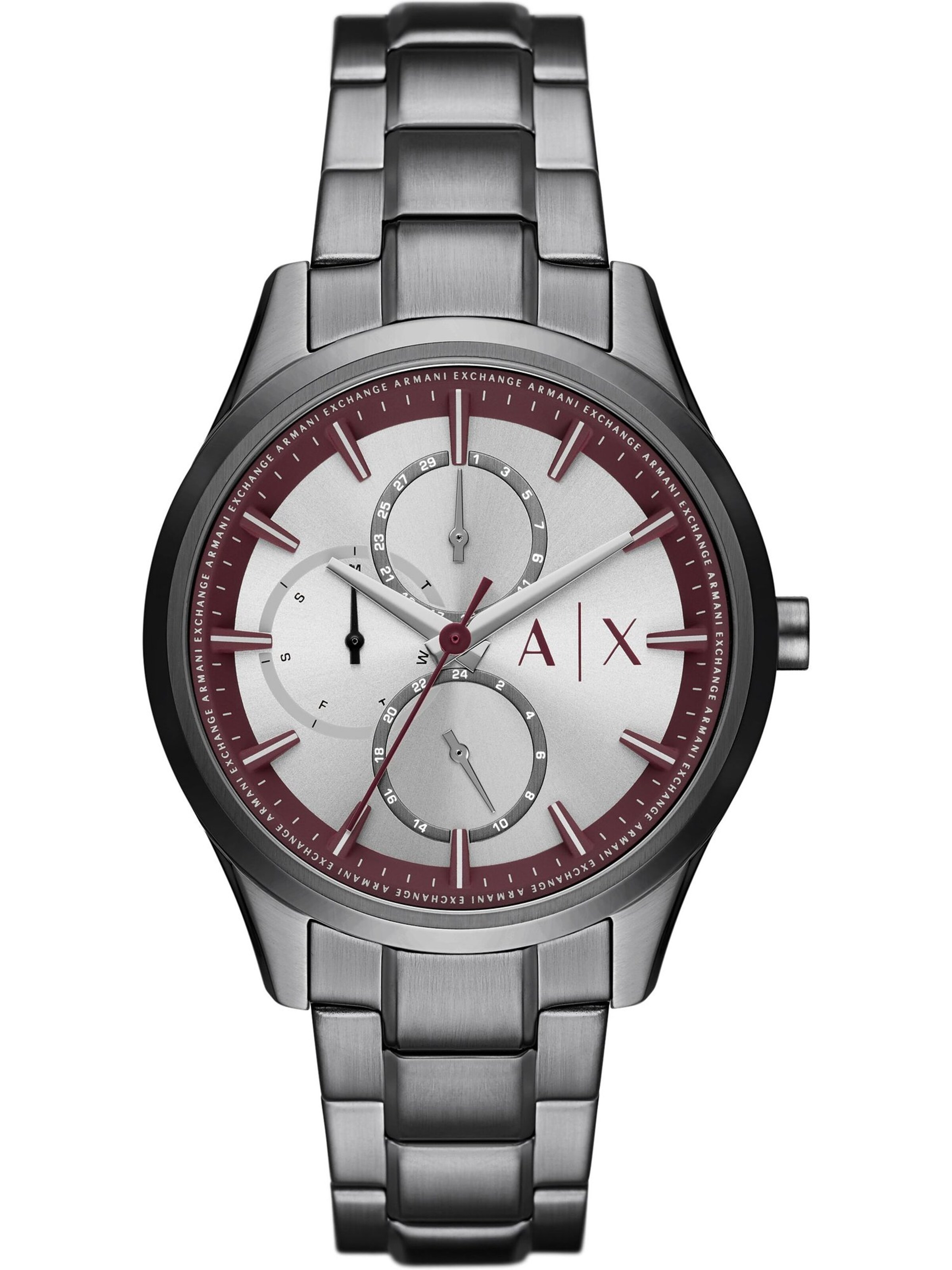 ARMANI EXCHANGE Uhr in Grau: Vorderseite