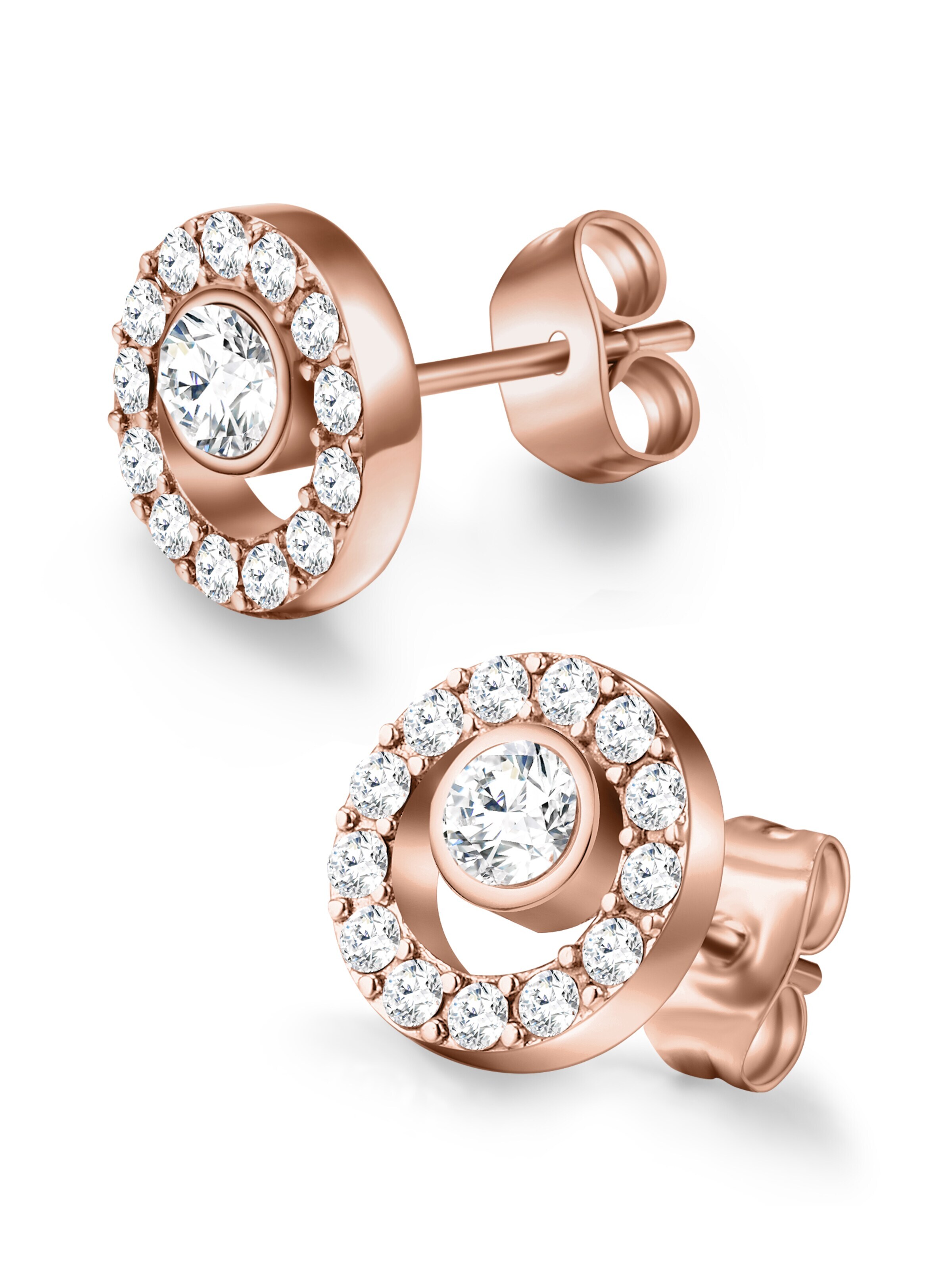 day berlin Oorbellen 'Stone' in Goud