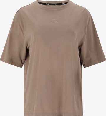 SOS Shirt 'Kobla' in Brown: front