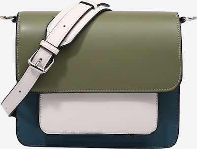 HVISK Sac à bandoulière 'CAYMAN' en bleu / olive / noir / blanc naturel, Vue avec produit