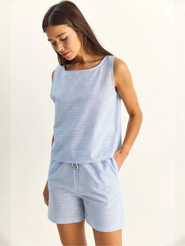 Bianco Lucci Hausanzug 'Zweiteiliges Set'‌‌‌‌‌‌‌‌‌‌ in Blau