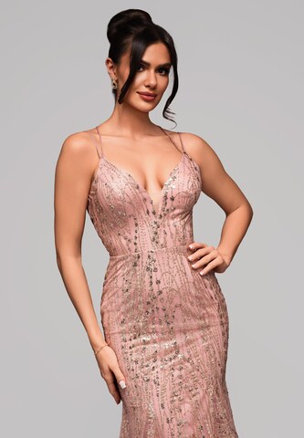 Robe de soirée Ombre en rose