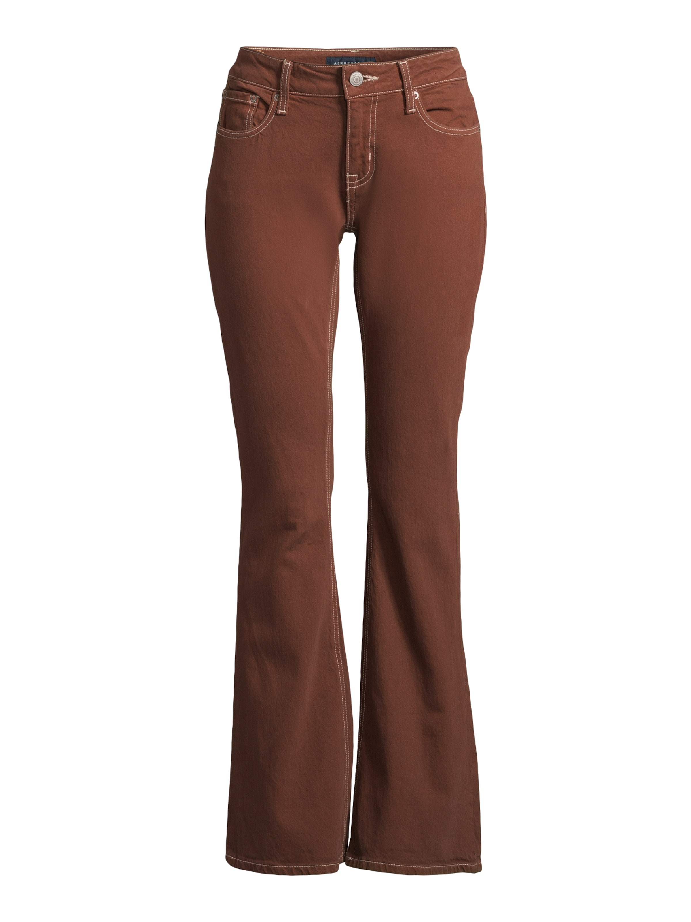 Flared Jeans di AÉROPOSTALE in marrone: frontale
