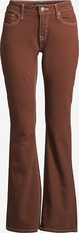 AÉROPOSTALE Flared Jeans i brun: forside