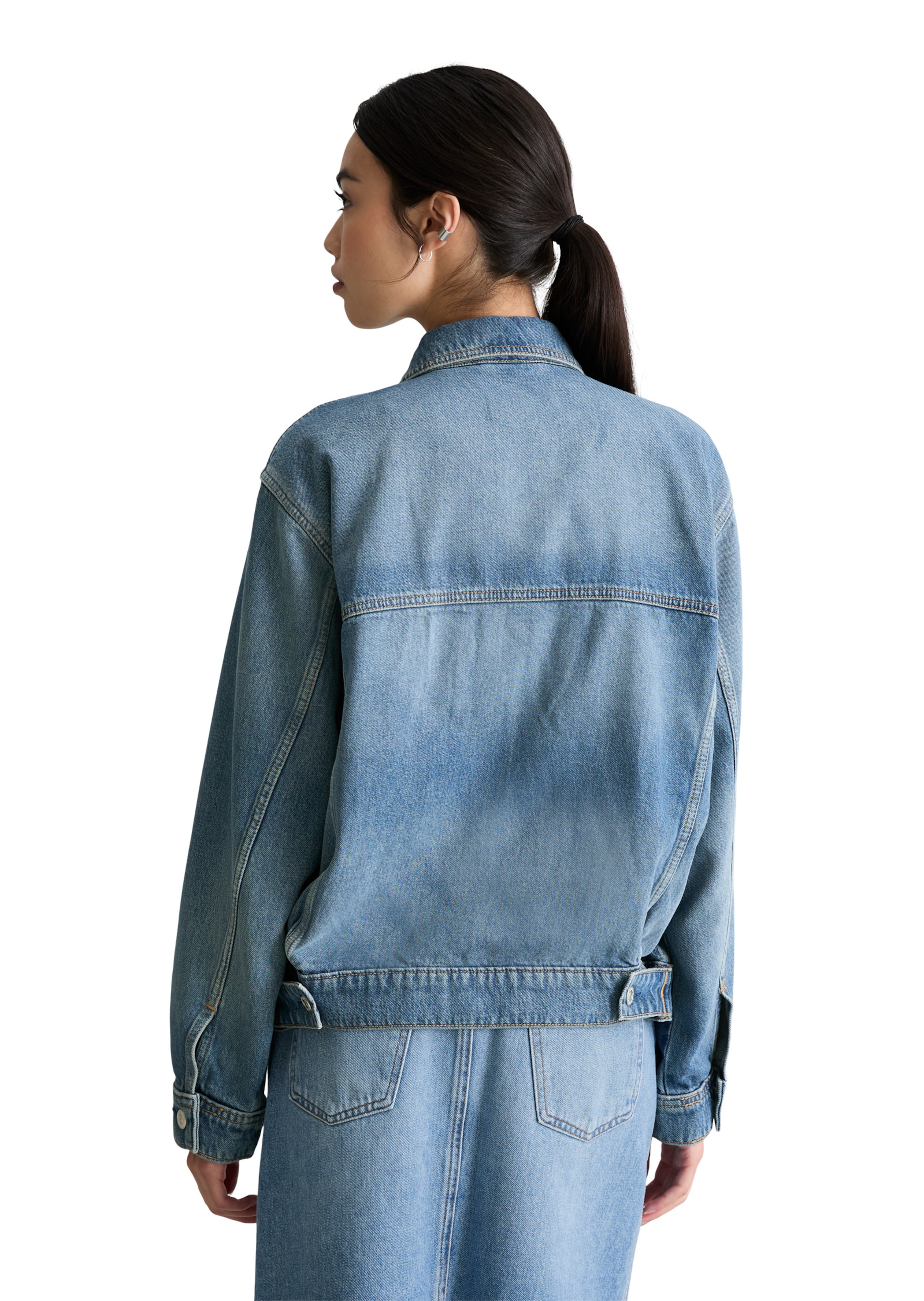 Marc O'Polo DENIM Tussenjas in Blauw