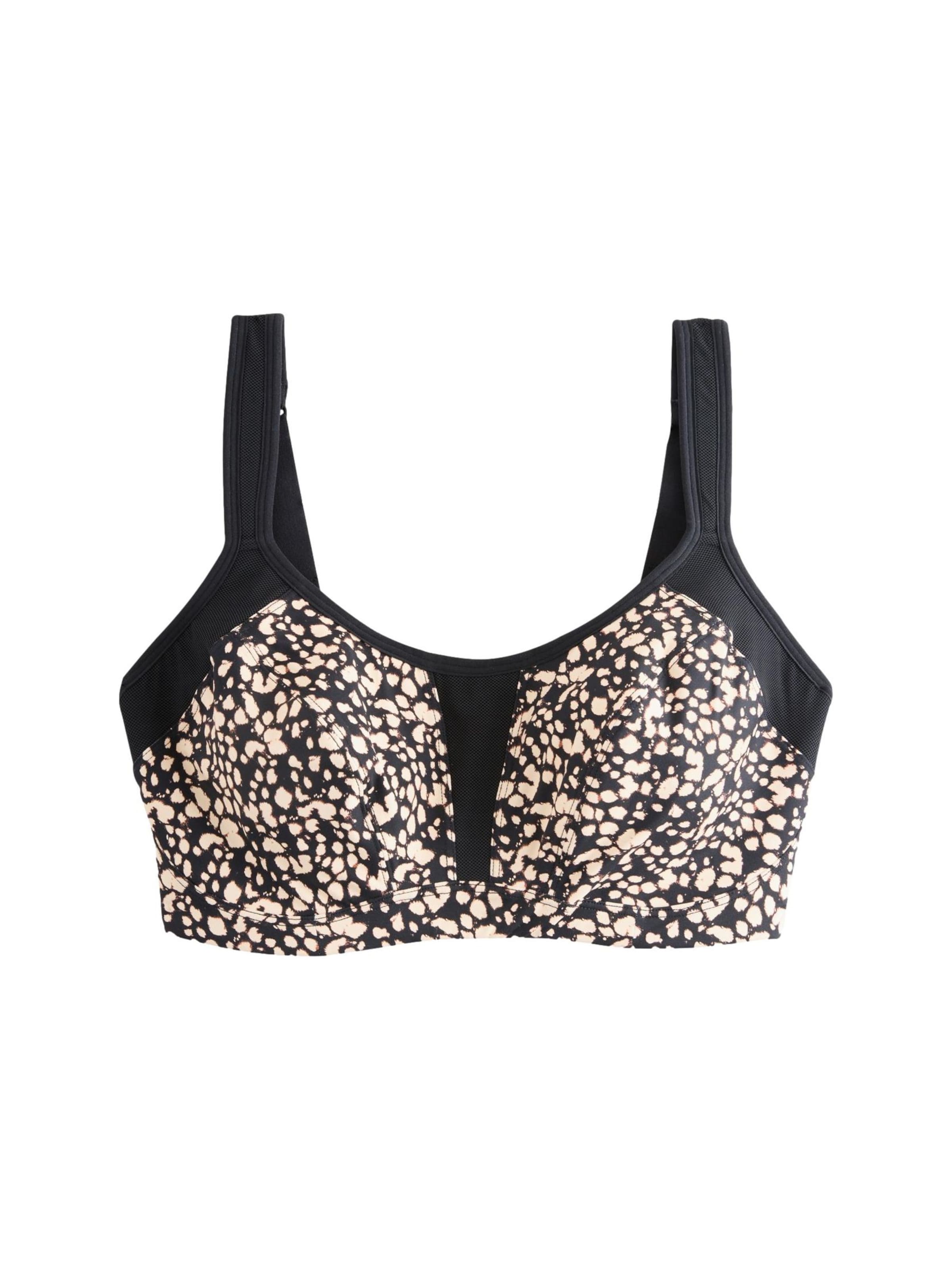 Next Õlapaelteta topp Rinnahoidja, värv must: eest vaates