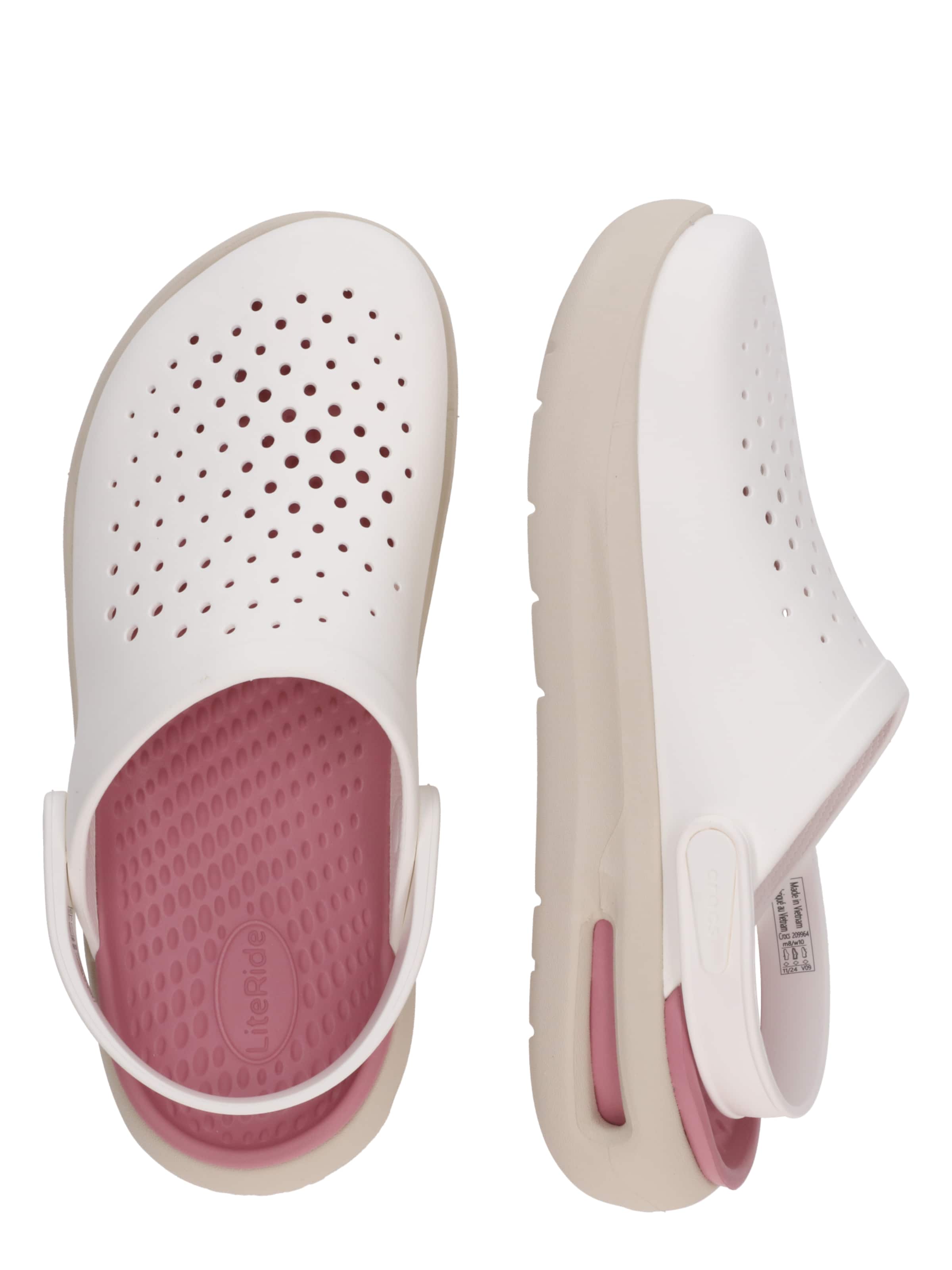 Crocs Puukengät & Crocks-jalkineet 'InMotion' värissä valkoinen