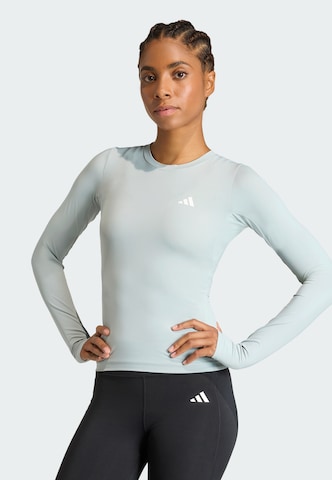 ADIDAS PERFORMANCE - Camiseta funcional 'Power Essentials' en verde: frente