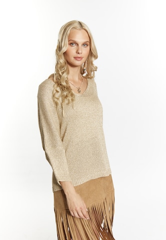 IZIA Pullover in Gold: predná strana