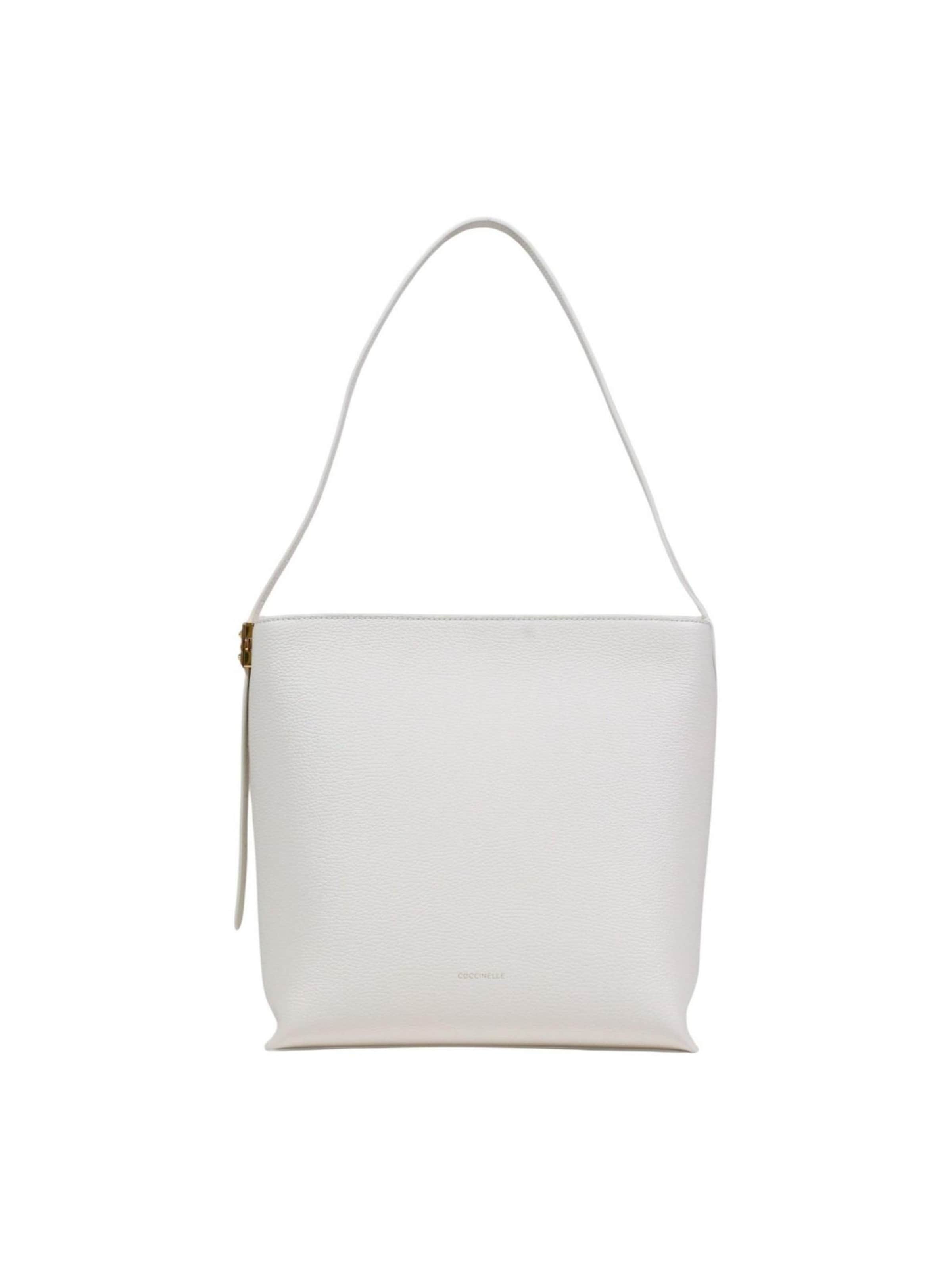 Coccinelle - Bolso de hombro 'E1 U4K 13 02 01 - C-ME LOCK' en blanco: frente