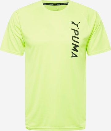 PUMA - Camiseta funcional en verde: frente