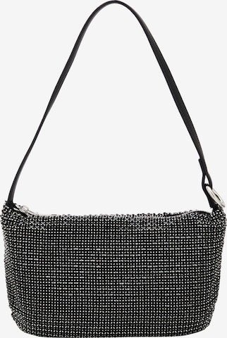 faina - Bolso de hombro en negro: frente