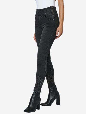 Skinny Jeans de la KOROSHI pe negru