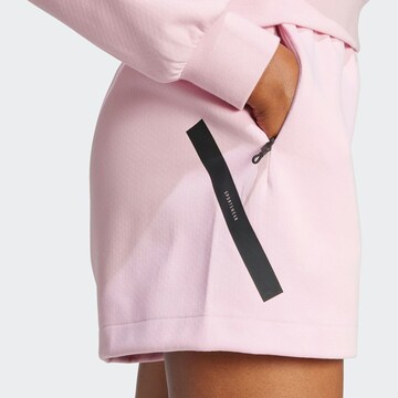 ADIDAS SPORTSWEAR Широка кройка Спортен панталон 'Z.N.E.' в розово