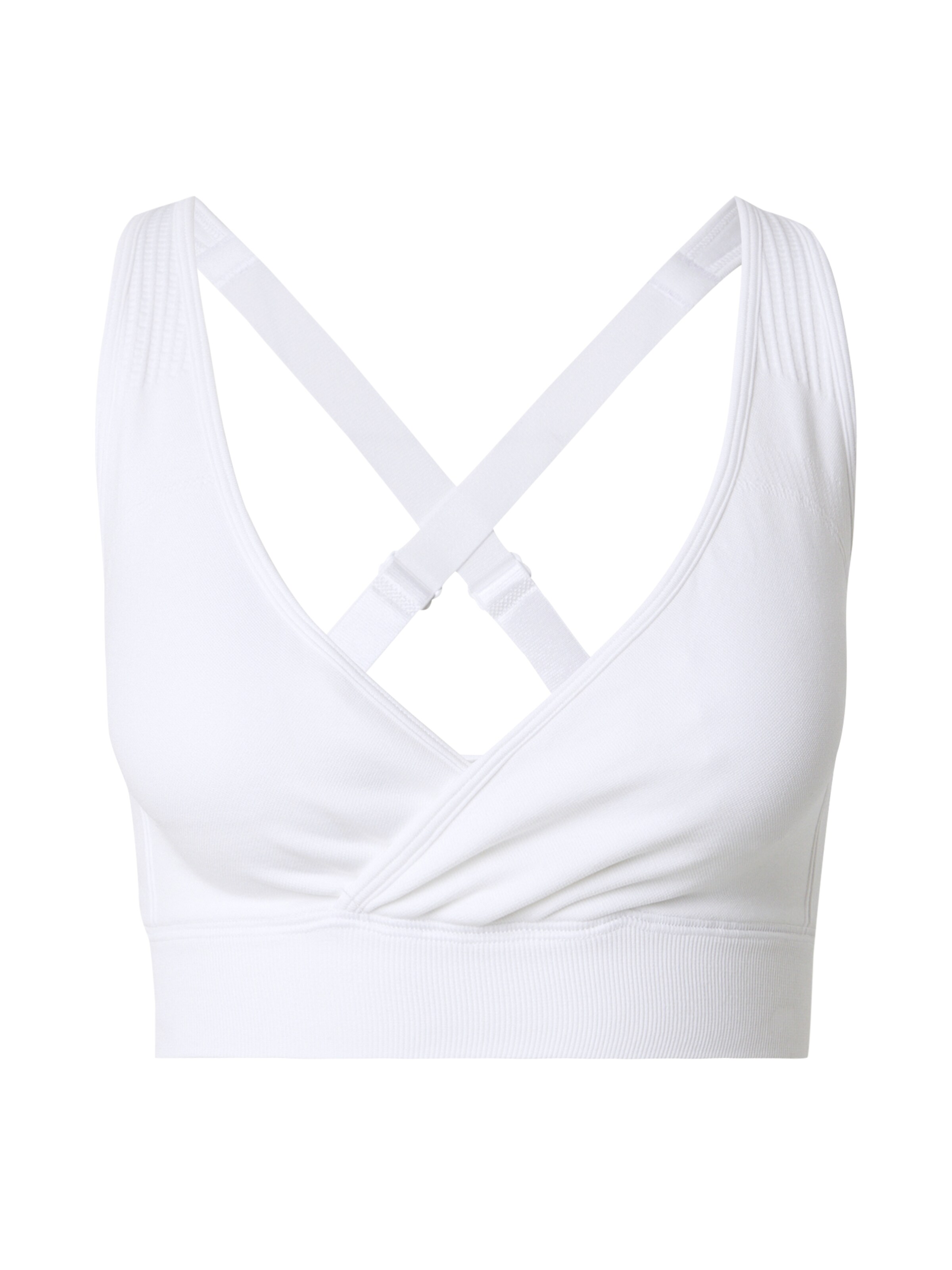 ICANIWILL Bustier Urheilurintaliivit värissä valkoinen: etupuoli