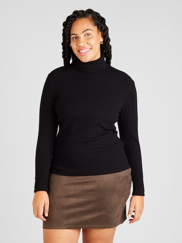 ONLY Carmakoma Pullover 'LORELAI' in Schwarz: predná strana