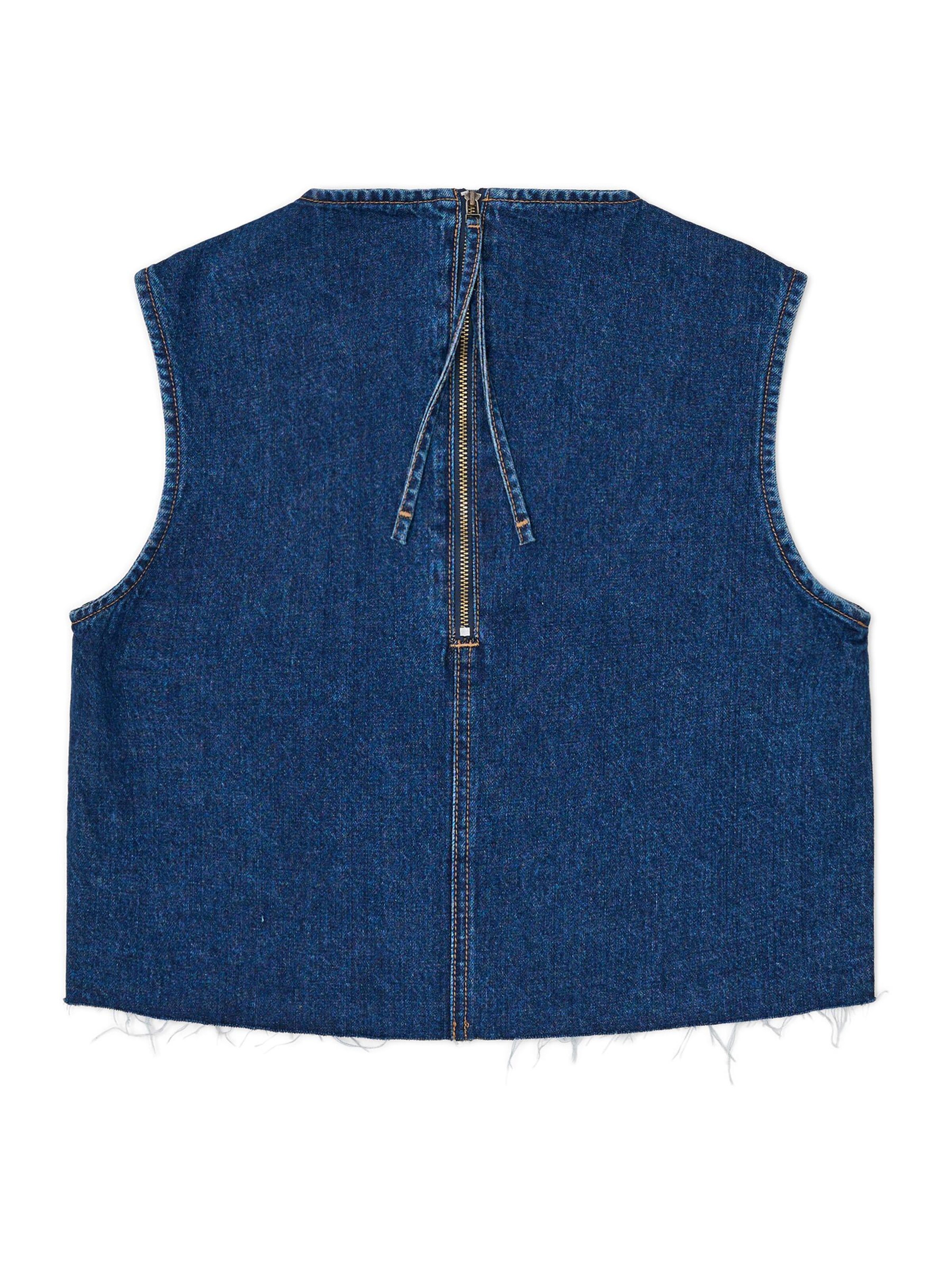 Dr. Denim Top 'Erin' in Blauw