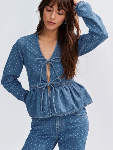 Next Blouse in Blue: front