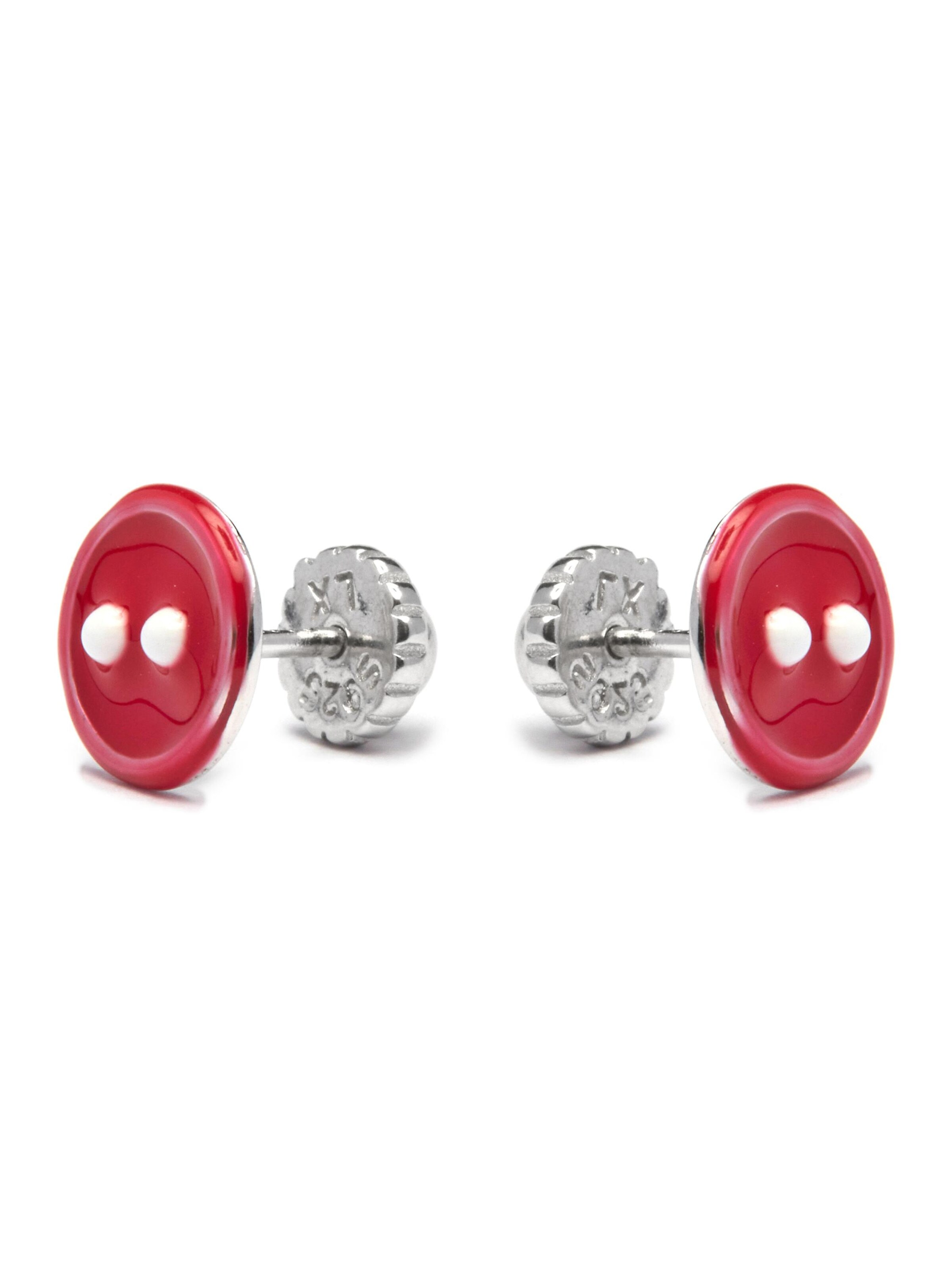 Luxenter Øreringe 'Lyros' i rød