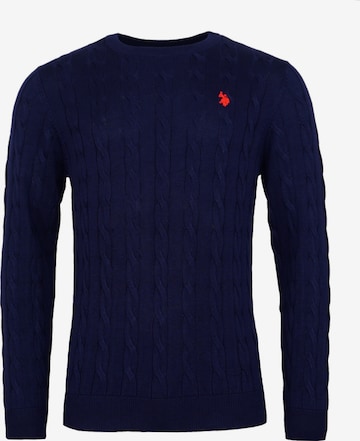 U.S. POLO ASSN. Pullover in Blau: Vorderseite