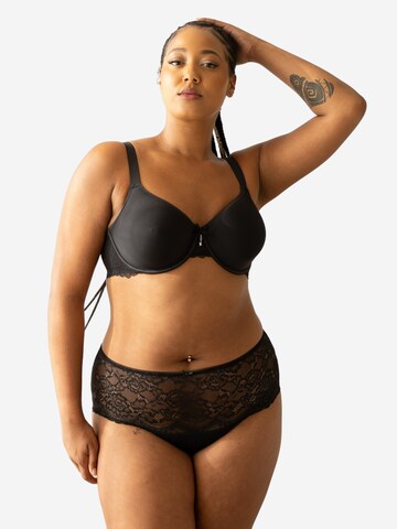 SugarShape Panty in Black: front