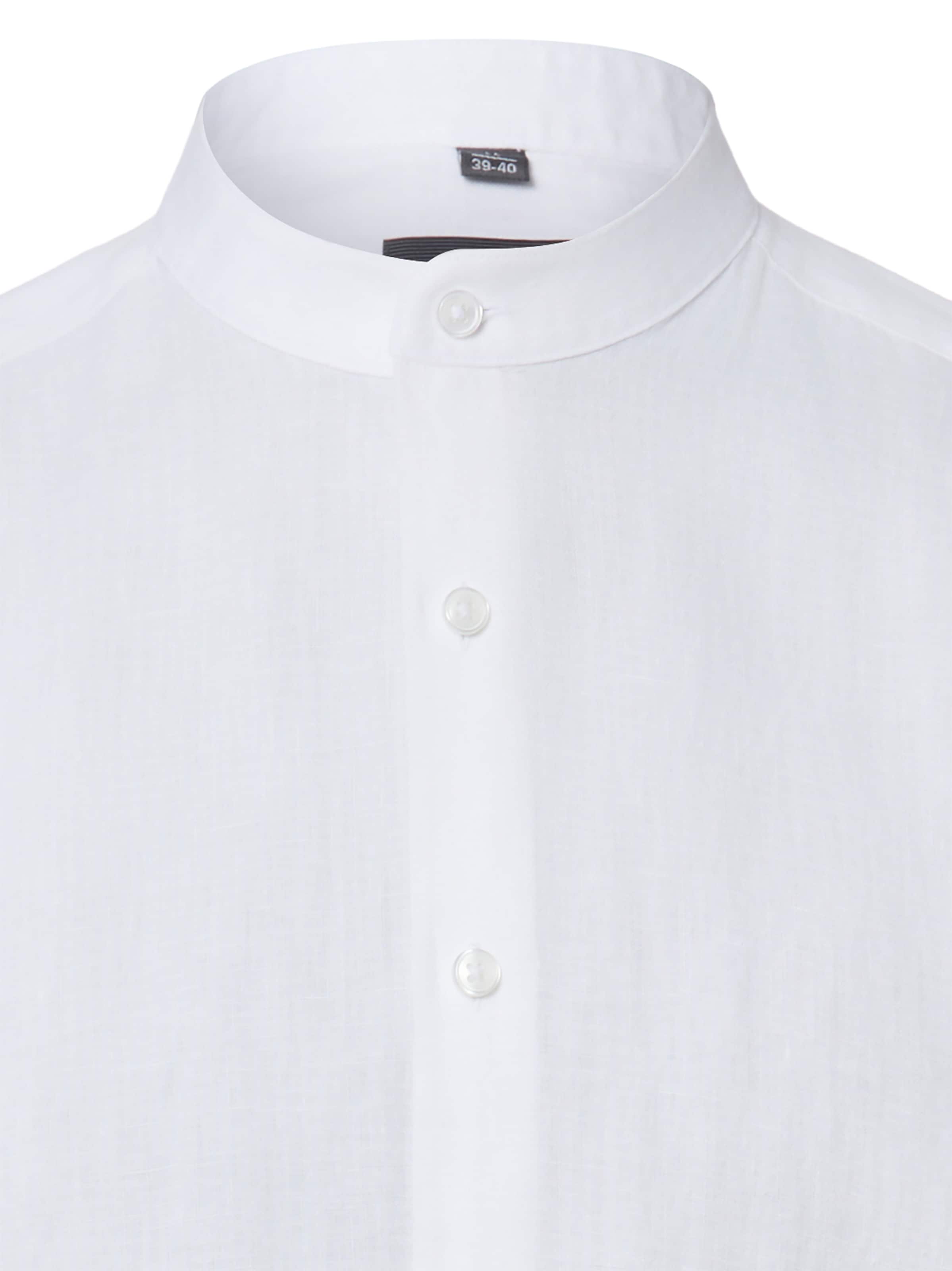 Coupe slim Chemise Nils Sundström en blanc