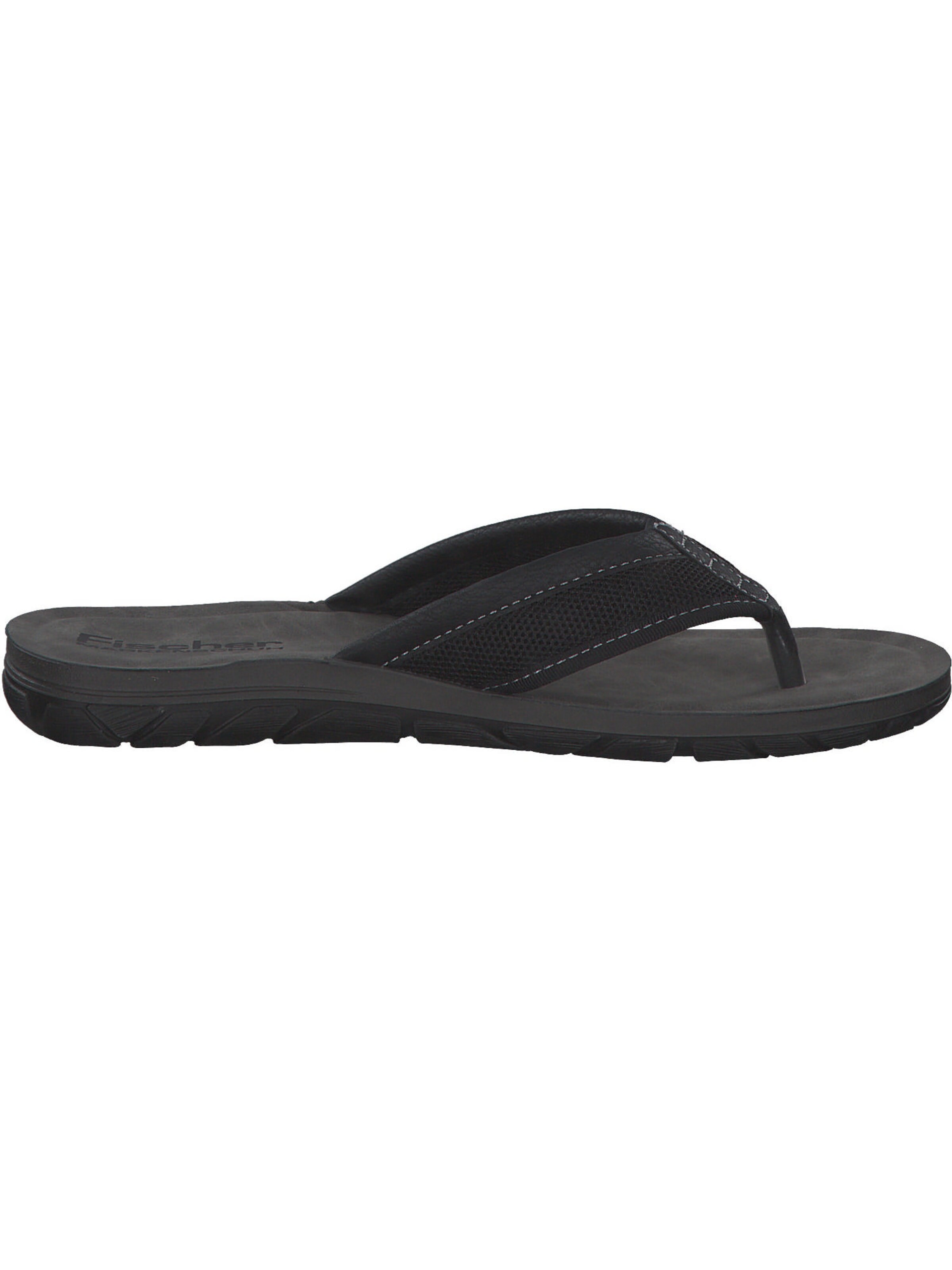 FISCHER T-Bar Sandals in Grey