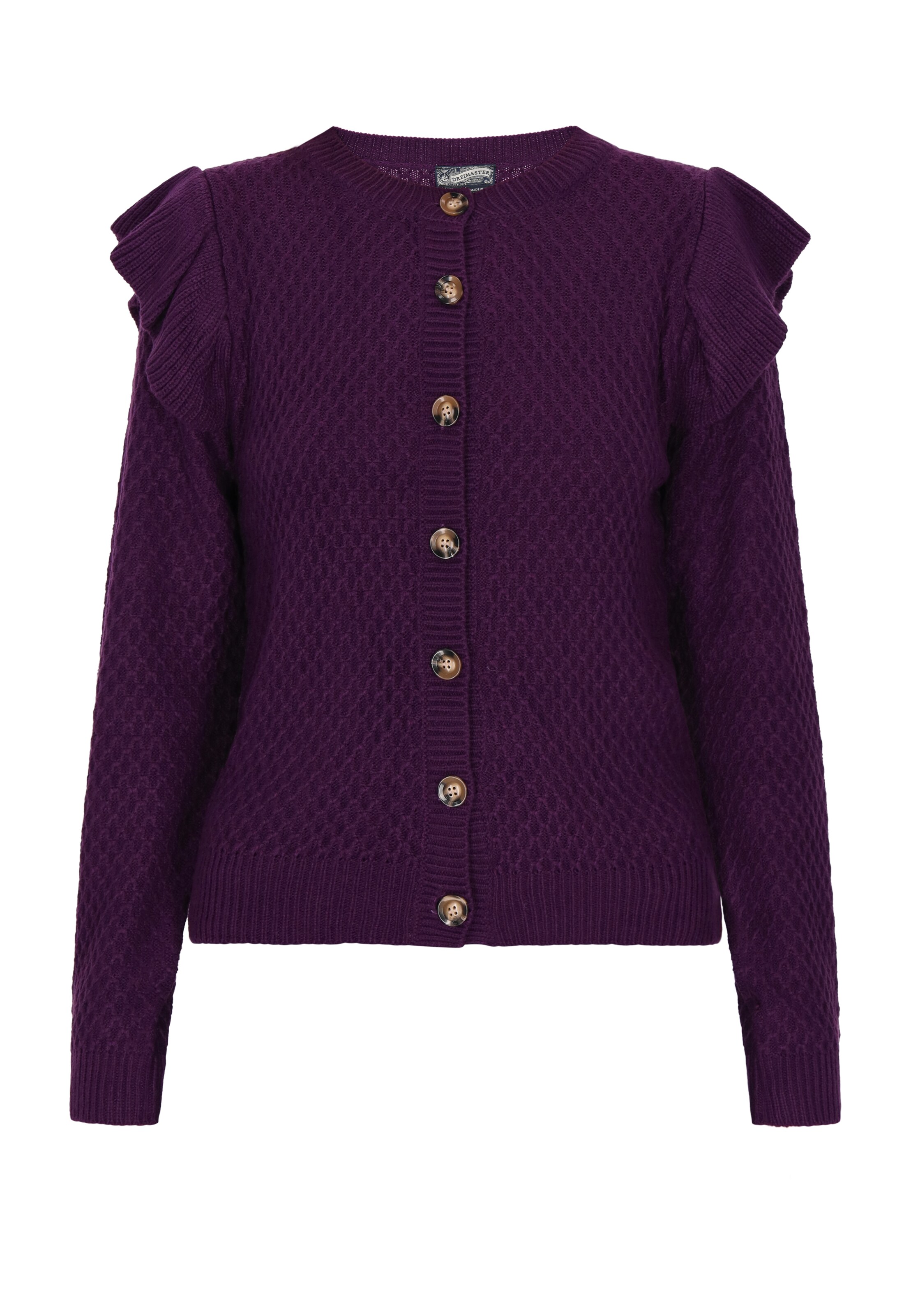 Cardigan DreiMaster Vintage en violet : devant
