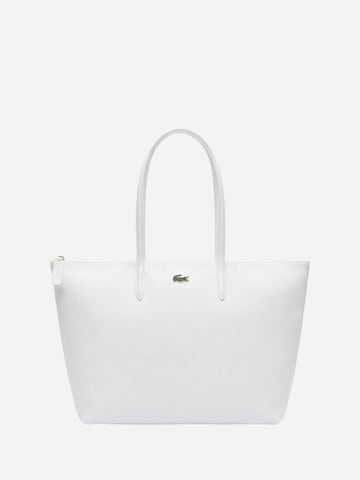 LACOSTE Shopper 'Lacoste Sac Cabas L.12.12 Concept Blanc' i hvid: forside