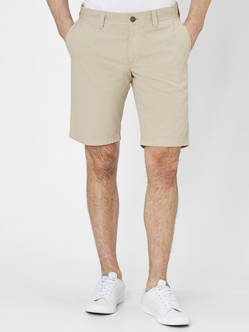 REDPOINT Regular Chino Pants in Beige: front