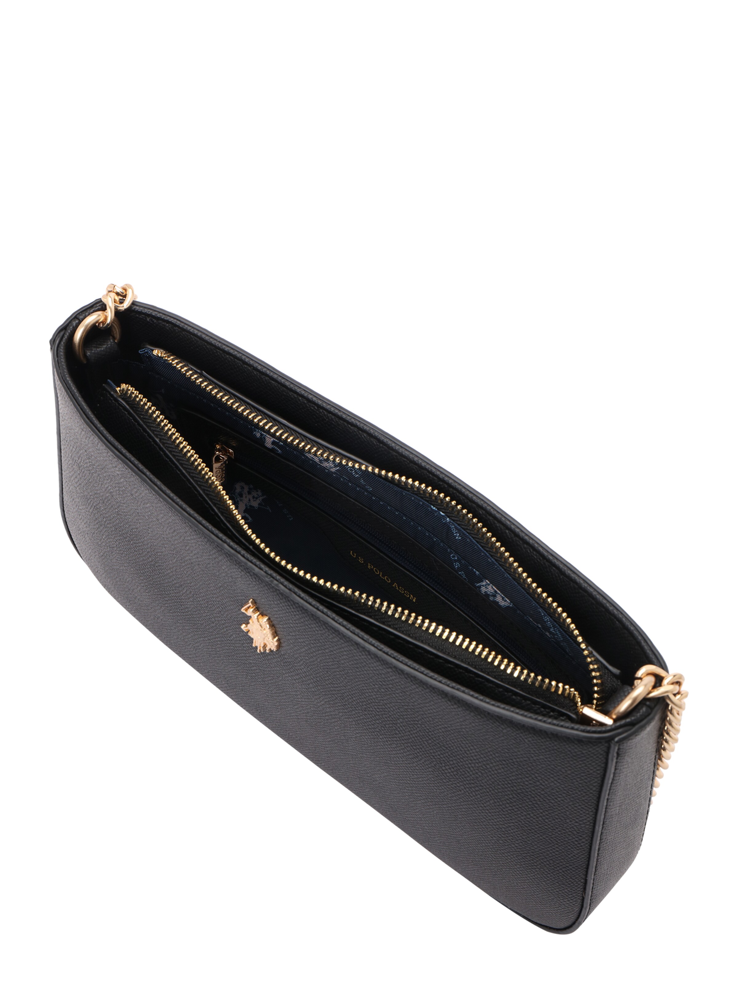 Geantă de umăr 'Jones' de la U.S. POLO ASSN. pe negru