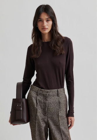 SECOND FEMALE Shirt 'Matima' in Brown: front