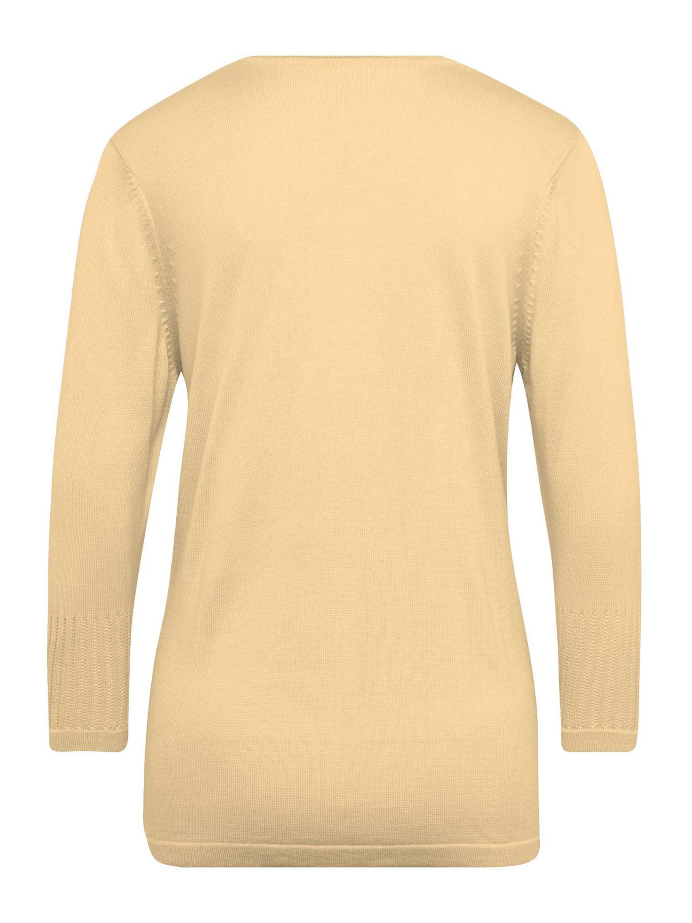 Goldner Pullover in Gelb