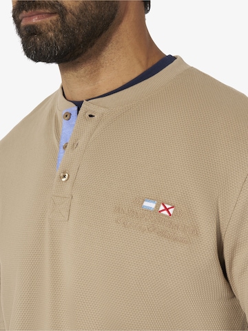 Jan Vanderstorm Sweatshirt 'Viljar' in Beige