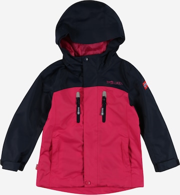 TROLLKIDS - Casaco outdoor 'Nusfjord' em azul: frente