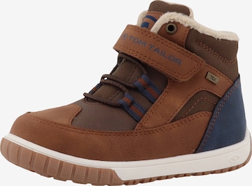 TOM TAILOR Boots in Brown: front