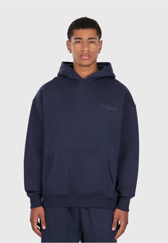 Sweat-shirt Dropsize en bleu : devant