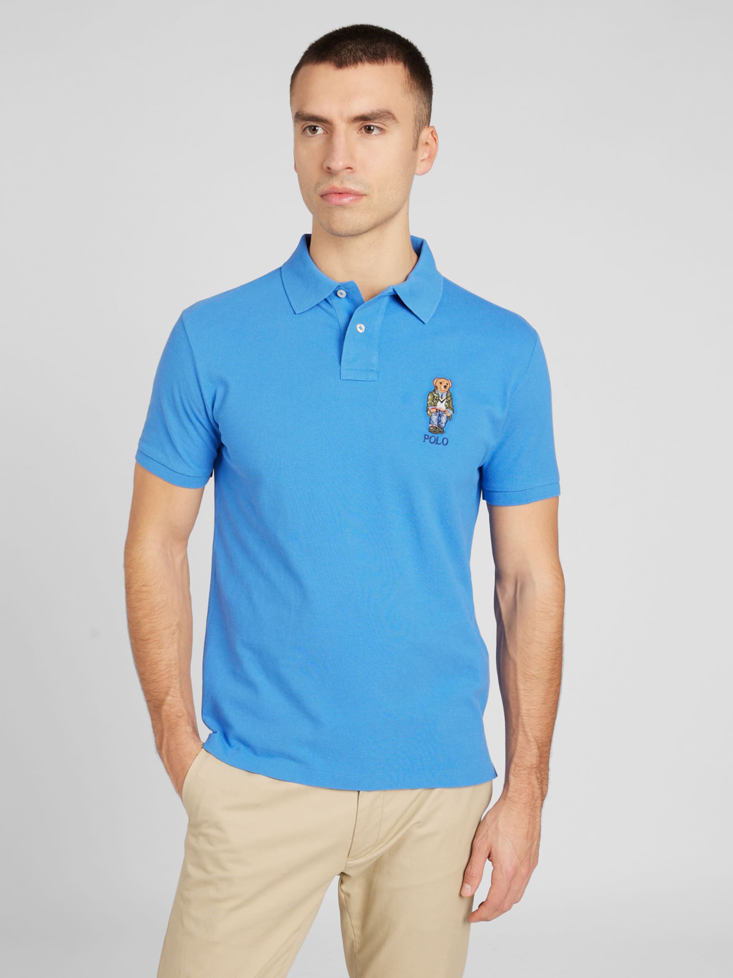 T Shirt Polo Ralph Lauren en Bleu Ciel ABOUT YOU