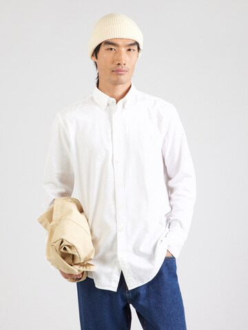 Hackett London Regular Fit Skjorte i hvid: forside