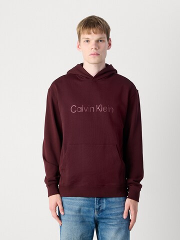 Felpa di Calvin Klein in rosso: frontale