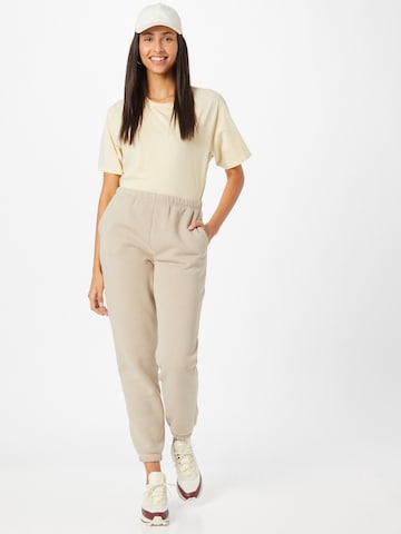 Gina Tricot Tapered Pants in Beige