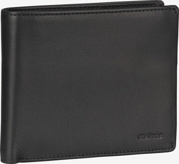 Maître Wallet 'Gandolf Billfold' in Black: front