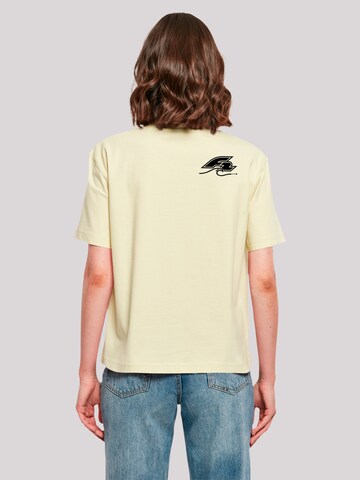 F2 Shirt 'Beach Vibes Sommer Style' in Yellow