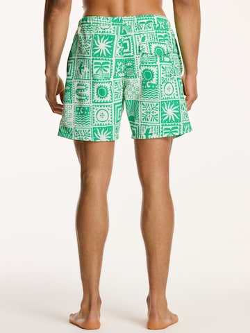 Shiwi Kratke kopalne hlače 'NICK' | zelena barva