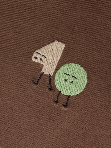 NAME IT Shirts 'NMMOLAF' i brun