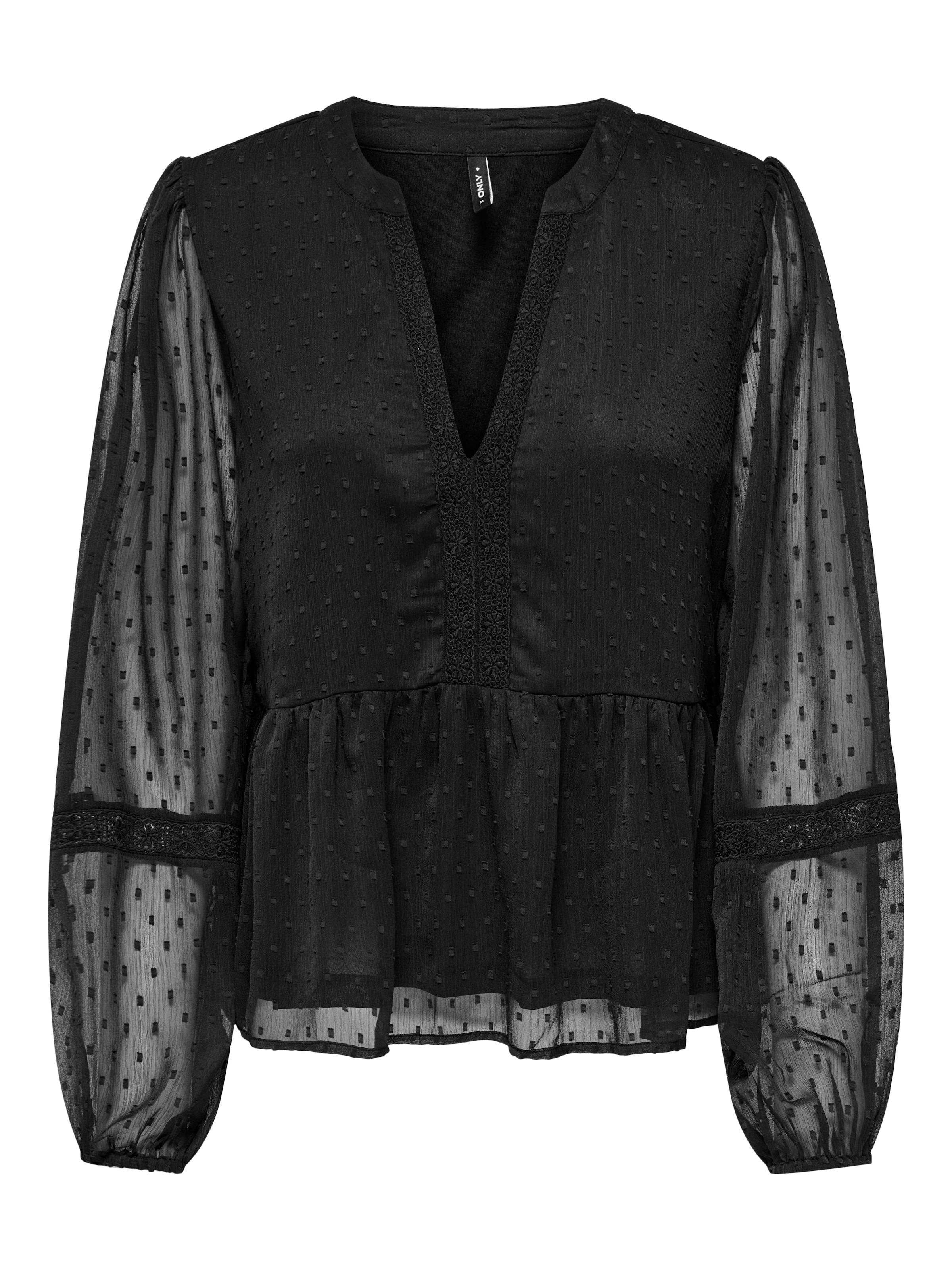 ONLY Блузка 'ONLALLY' в Черный: спереди