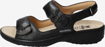 MOBILS ergonomic Sandaal 'Getha' in Zwart