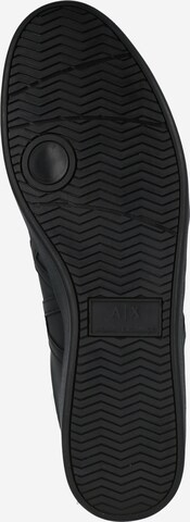 ARMANI EXCHANGE Låg sneaker i svart