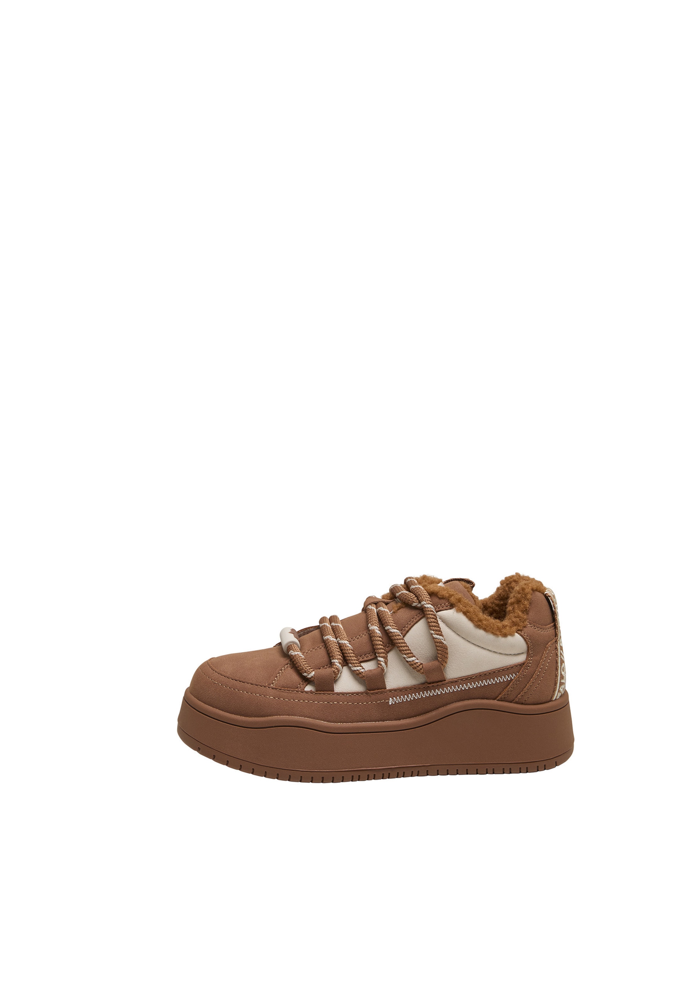 BUFFALO Platform trainers 'Ariya' in Brown: front
