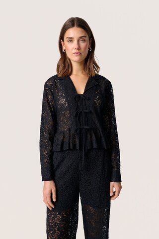 SOAKED IN LUXURY Blouse 'Henni' in Black: front